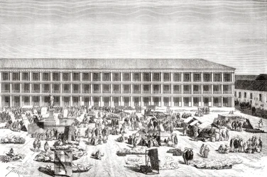 La Casa de los Portales, Plaza de Simon Bolivar, voorheen Plaza de la Constitución, Bogotá, Colombia
