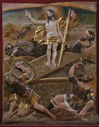 Opstanding, detail van een renaissance altaarstuk
