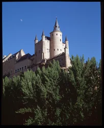 Uitzicht op het alcazar