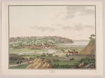 Vejle vanuit het zuidwesten