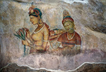 Maagden van Sigiriya, fresco