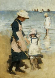 Kinderen op het Strand