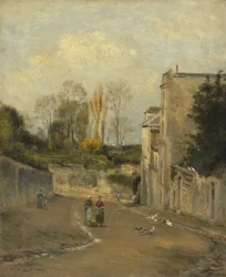 Montmartre, de rue Cortot, ca. 1872-76