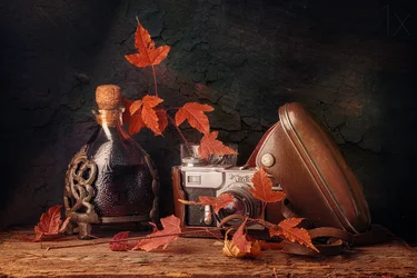 Vintage herfststilleven
