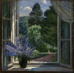 Uitzicht vanuit een raam, 1939
