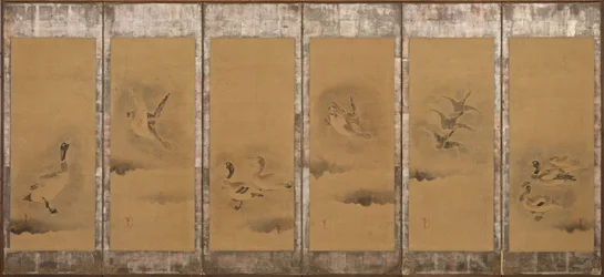 Wilde ganzen, Momoyama of Edo periode