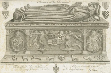 Clifton Campville Kerk - Vernon Monument