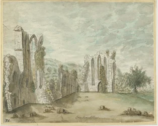 Croxden Abbey: aquarel, nd [1762-1802]