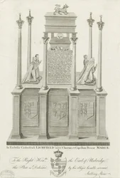 Lichfield Kathedraal - Graf van William Paget