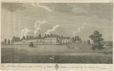 Penn Hall: gravure, nd [laat 18e eeuw]