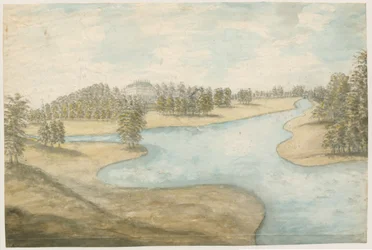 Teddesley Hall: aquarel, nd [1762-1802]