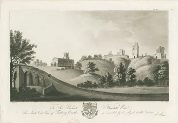 Tutbury Castle - Noordoostaanzicht