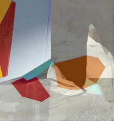 Moderne geometrische compositie