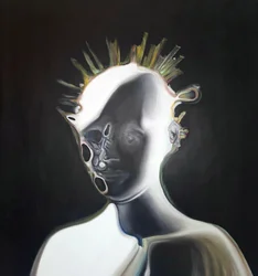 Surrealistisch abstract portret