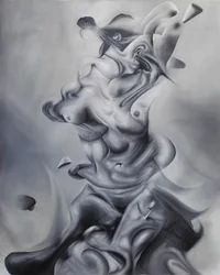 Surrealistische vrouwelijke vormen