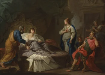 Antiochus verlangt naar Stratonice, c.1740