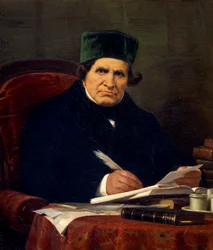 Portret van Giovan Battista Niccolini, Italiaanse toneelschrijver en patriot