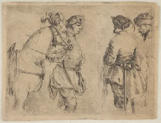 Een Pool die een paard bij het hoofdstel houdt, ca. 1662