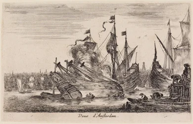 Uitzichten op zeehavens (Vues de ports de mer): Uitzicht op Amsterdam