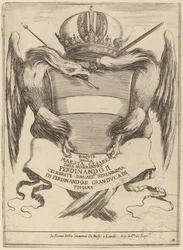 Wapens met een toewijding aan Groothertog Ferdinand II