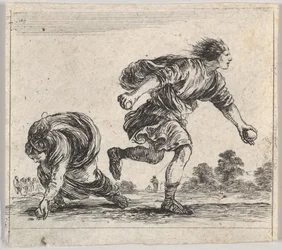 Atalanta en Hippomenes, uit Spel van Mythologie, 1644