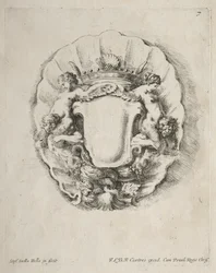 Collectie van verschillende grillen en nieuwe ontwerpen van cartouches en ornamenten: Nr. 7