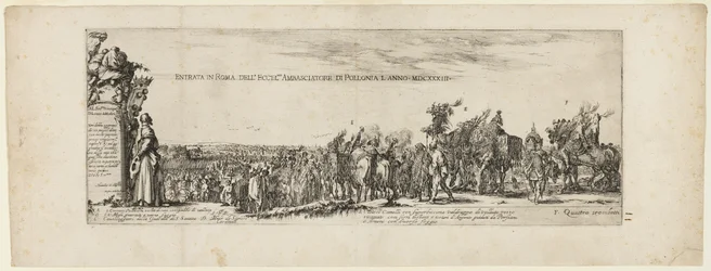 Ingang van de Ambassadeur van Polen in Rome