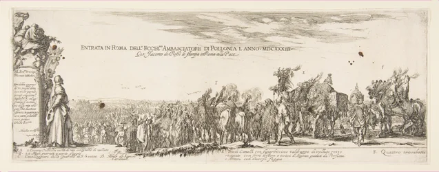 Ingang van de Poolse Legatie in Rome, 1633
