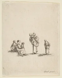 Vier Bedelvrouwen