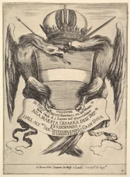 Frontispice voor De begrafenis van keizer Ferdinand II Esequie dell