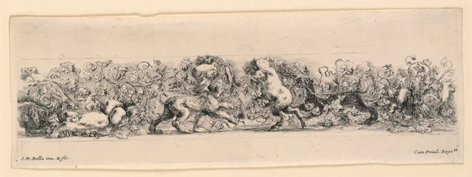 Ornamenti di fregi e fogliami