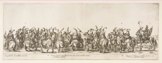 Deel van de ingang van de Poolse legatie G en H, 1633