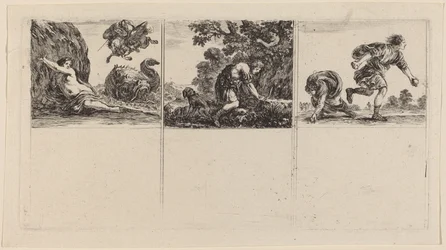 Perseus en Andromeda; Cephalus en Procris; Hippomene en Atalantus