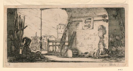 Plaat 2, uit "Desseins de Queleques Conduites de Troupes, Canons, et Ataques de Villes"