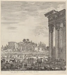Tempel van Antonius en het Campo Vaccino