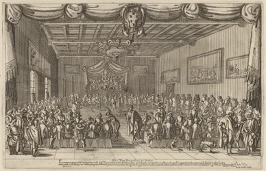 Het banket van de Piacevoli, 1627