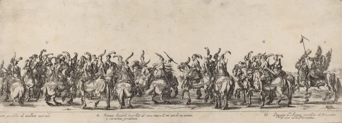 Dertig boogschutters en pages, 1633