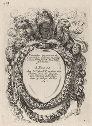 Titelpagina voor Nouvelles inventions de Cartouches, 1647