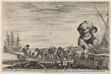 Titelpagina voor Uitzichten van de Havens van de Zee, 1647