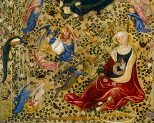 Sint Catharina van Alexandrië (detail van de Madonna del Roseto)