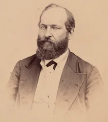 Portret van James Abram Garfield 1831-1881, 1869