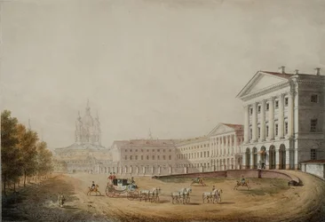 Het Smolny Instituut voor adellijke meisjes in Sint-Petersburg, 1823