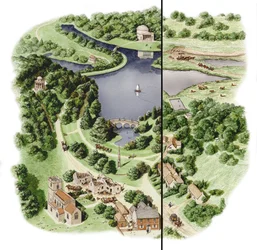 De ontwikkeling van Stourhead, Wiltshire, c.1755-1812