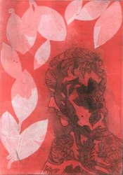 Cast II, 2015 (monoprint op papier)