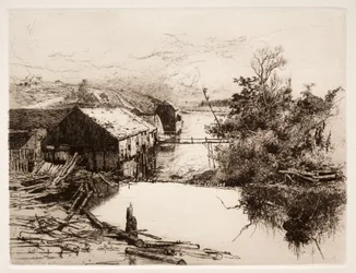 Molens bij Mispek, N.B., 1884