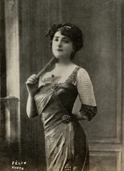 Portret van de Franse kunstenares Marie Yahne ( 1867