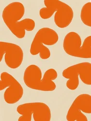 Abstracte oranje vormen