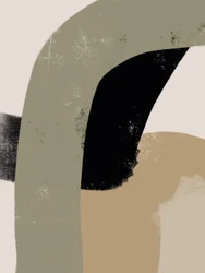 Aardse, abstracte rondingen
