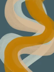 Vloeiende abstracte rondingen