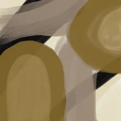 Gouden organische vormen